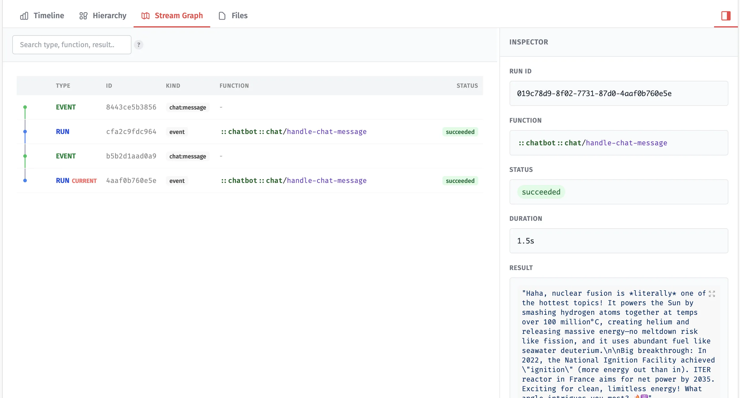 Hot App Stream Graph